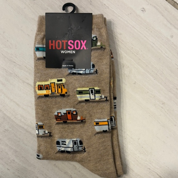 Hot Sox Women’s or Men'Camper Socks - Tan - Picture 1 of 4